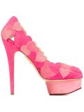 'Love Me' applique pumps