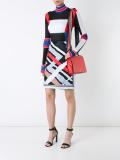 geometric print skirt