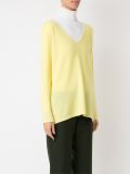 v-neck knit blouse