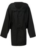 hooded trench coat