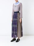asymmetric pleated skirt
