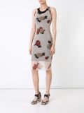 flower print overlay dress