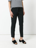 cropped tapered trousers