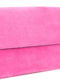 logo embossed clutch 