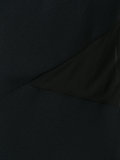 one-shoulder slit panel gown 