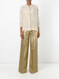 gold-tone stripes shirt