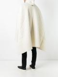 quilted hooded poncho