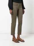 flared cropped trousers