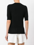 ribbed trim top 