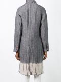 tie-dye herringbone coat 