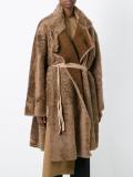oversized shearling coat 