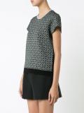 intarsia knitted top 