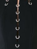 eyelet slit dress