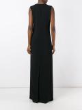 v-neck long dress