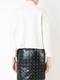 studded flowers jumper 