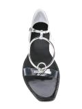 circular strap sandals