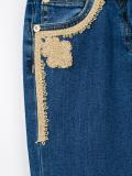 embroidered jeans