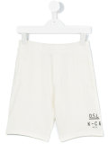 logo stamp track shorts