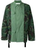camouflage print cargo jacket