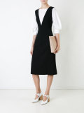 layered puff sleeves dress