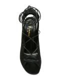 Babies 90 lace-up cage sandals