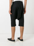 cropped drop-crotch trousers 