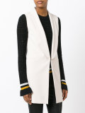 shawl lapel elongated waistcoat