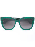 square frame glitter sunglasses