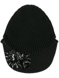 knit embellished cap