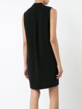 V-neck shift dress