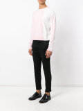 bleached trim sweatshirt 