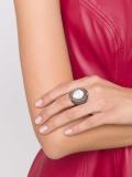 embossed monkey ring