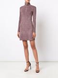 longsleeved zipped neck dress