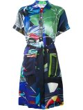 printed shirt dress
