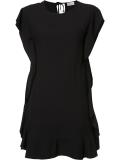 ruffled shift dress