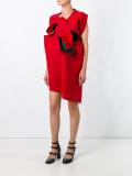 asymmetric origami dress 