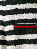 striped flared dress