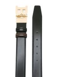 logo plaque belt