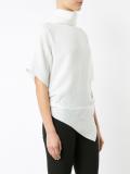 high neck blouse