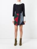 geometric motif envelope skirt