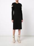 cutout detail dress