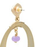 gold plated hoop earring