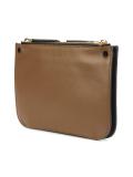 double compartment shoulder bag