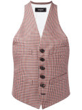 checked waistcoat