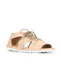 open-toe cut-out sandals