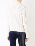 ribbed trim jumper 