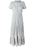 buttoned lace dress
