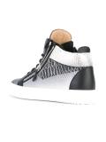 snakeskin print hi-tops