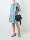 crinkled striped dress 
