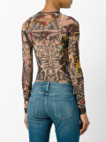 Tatto刺青紧身连体衣
